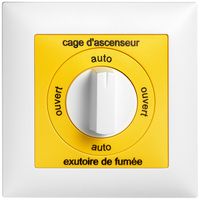 Interrupteur rotatif ENC EDIZIOdue 0/1L français pour puits d'élévateur