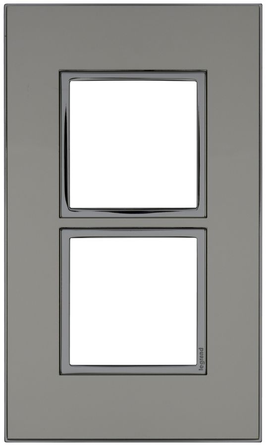 Abdeckrahmen ATO 1×2 Modul, stainless steel reflective