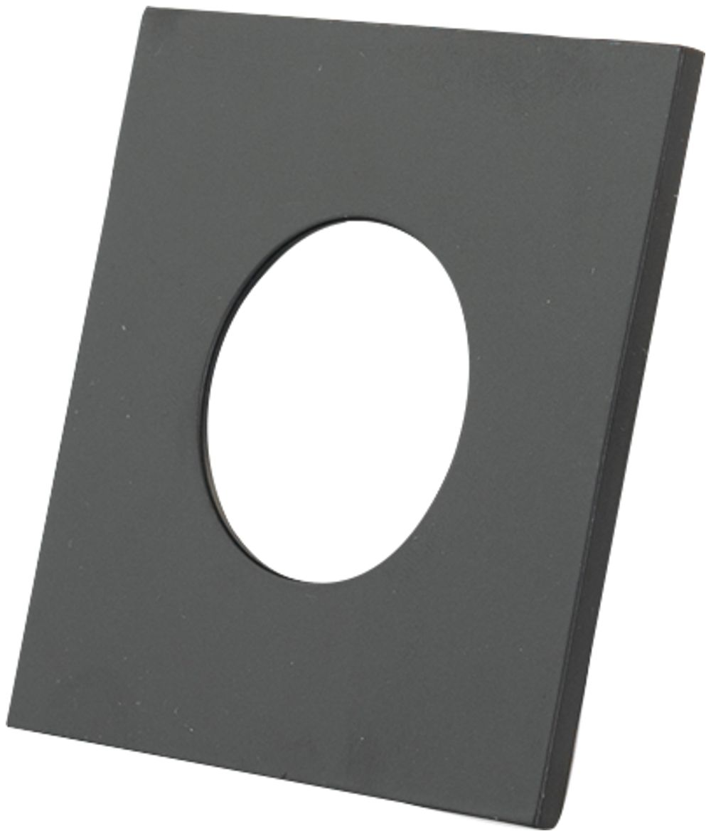 Bague décorative DOTLUX, pour Downlight LED MULTI/MULTIsun, 84×84mm, noir mat