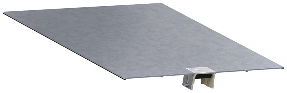 Couvercle tehalit BKG supérieure avec sortie pour canal de sol 500×500×3mm