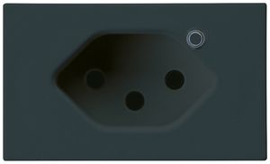 Presa FLF Hager 1×tipo 13 illuminati D nero