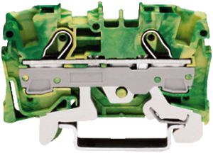 Borne de passage WAGO TOPJOB S 6mm² 2L vert/jaune série 2006