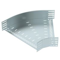 Coude BET RB 45° 110×500mm acier zingué en continu