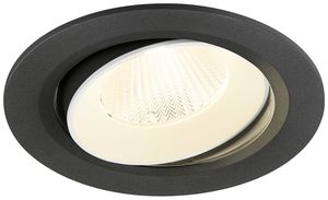 Downlight LED SLV NUMINOS MOVE L 17W 2700lm 4000K MB DALI Ø160×93mm no/bc