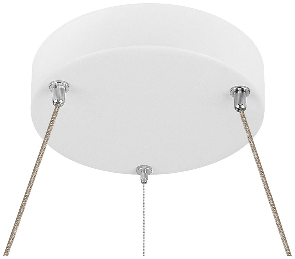 LED-Pendelleuchte SLV ONE FLAT 23W 1900lm 927/930 DIM Ø600 weiss