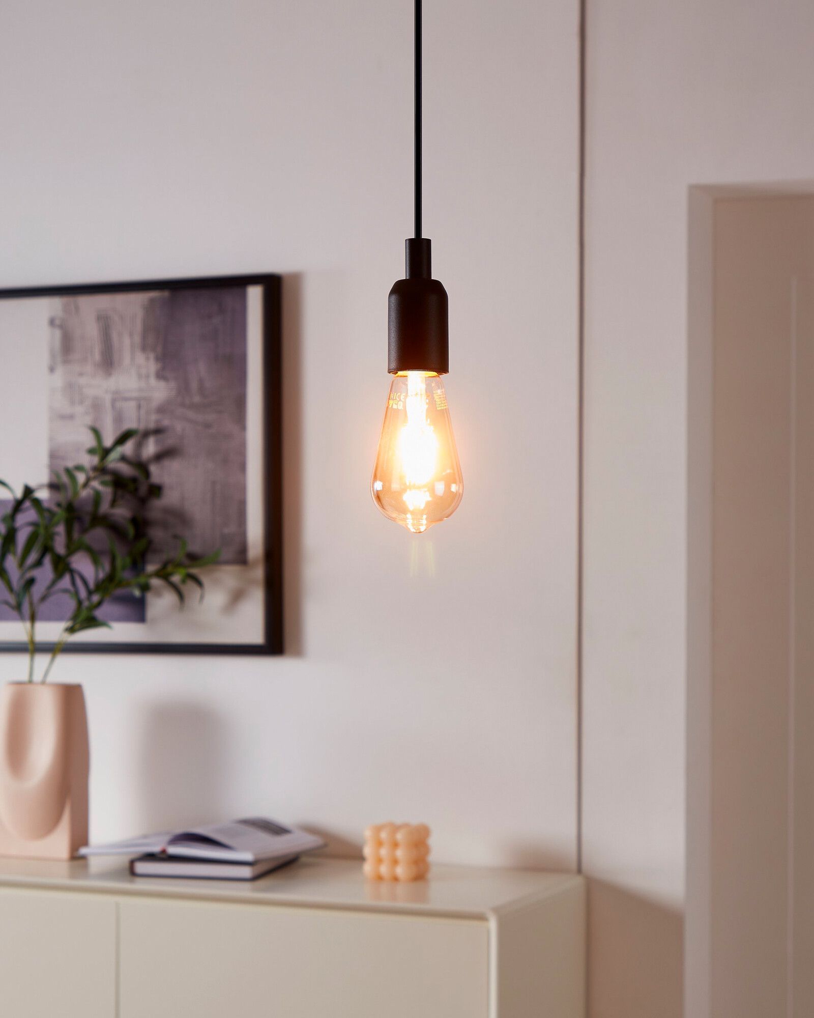 LED-Lampe Eglo CONNECT.Z E27 7W 2200…6500K ST64 klar amber Bt/BLE DIM Ø64mm