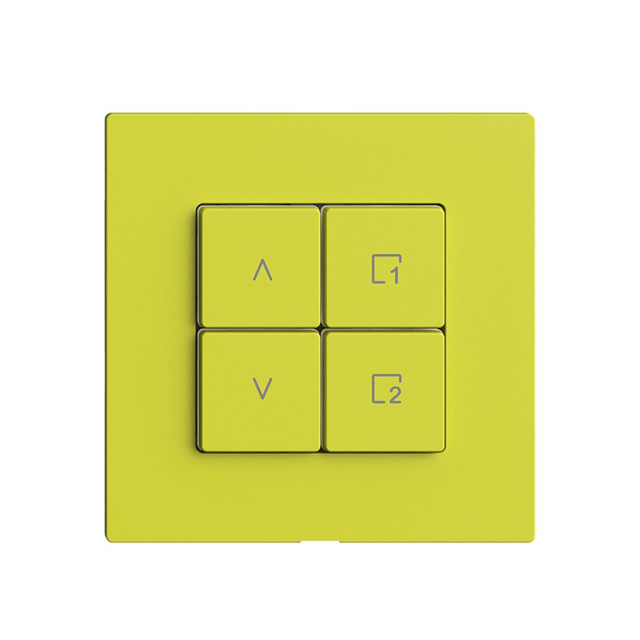 Storenschalter 1K/4T Szene Edue Wiser lemon