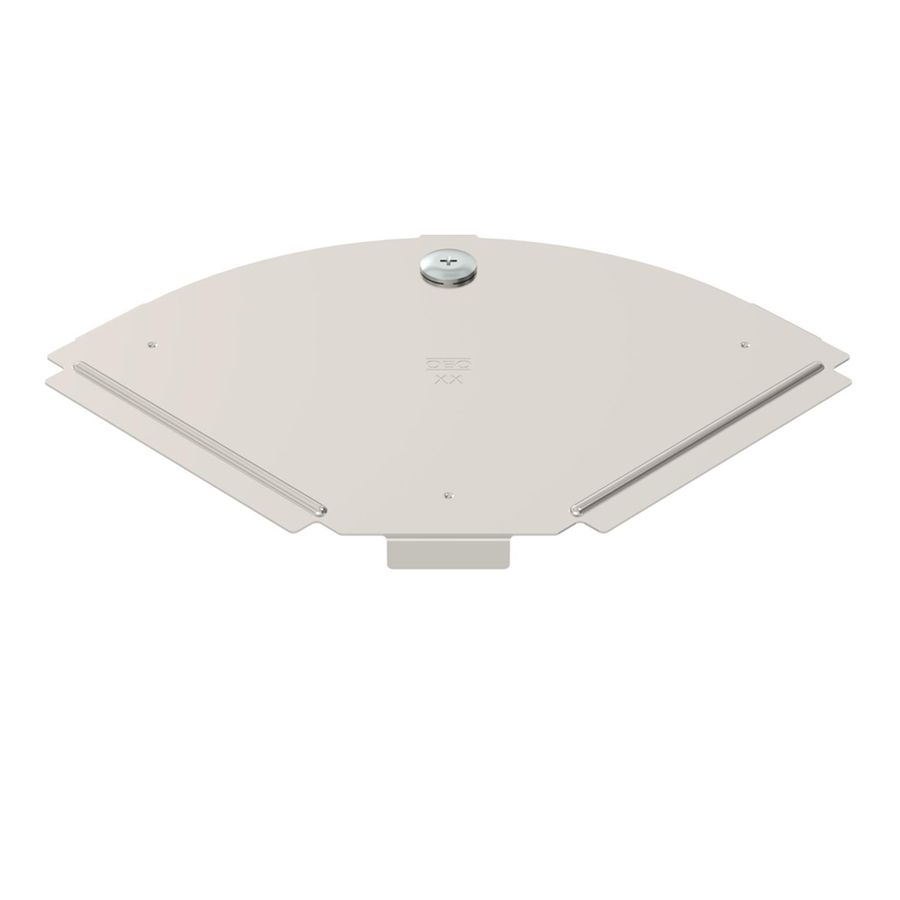 Deckel BET RBD 90° 150mm Edelstahl A4 blank