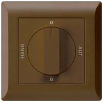 UP-Drehschalter 0-Hand-0-Aut. kallysto.line 2/1L braun mit Drehgriff