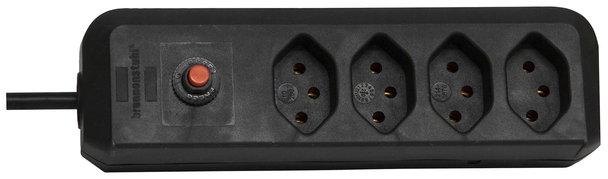 Prise multiple cleverLINE reset 4×T13 3m H05VV-F 3×1mm² no