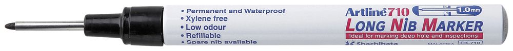 Stilo feltro Artline 710 Long Nib Marker nero