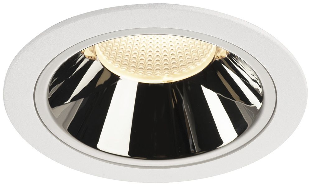 LED-Downlight SLV NUMINOS XL 37.4W 3500lm 3000K 40° DIM Ø160×108mm ws/Cr