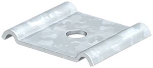 Pièce de fixation Bettermann pour vis M6 60×40mm zinguée à chaud par immersion