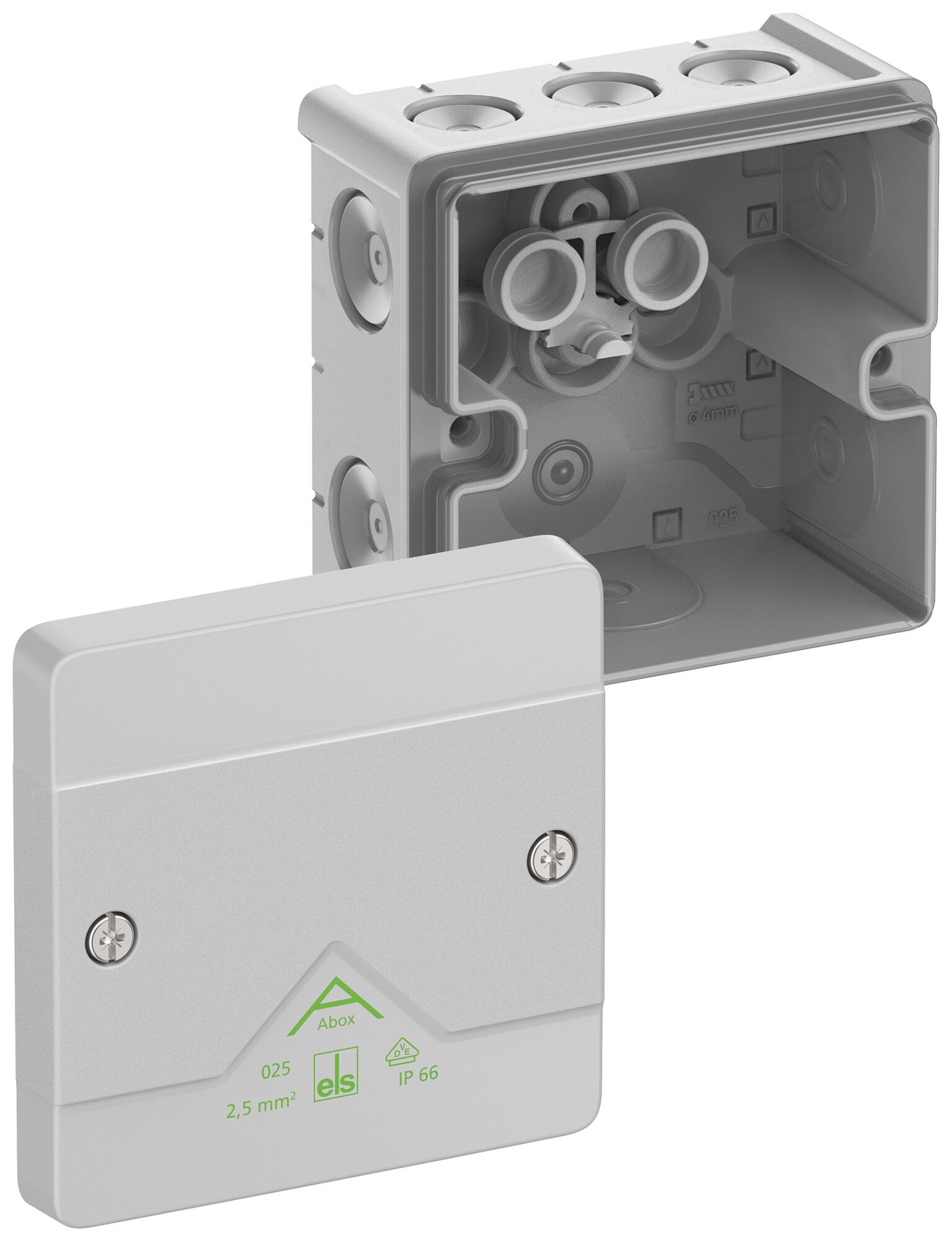 AP-Abzweigdose Spelsberg Abox 025-L 87×87×52mm IP66 gu