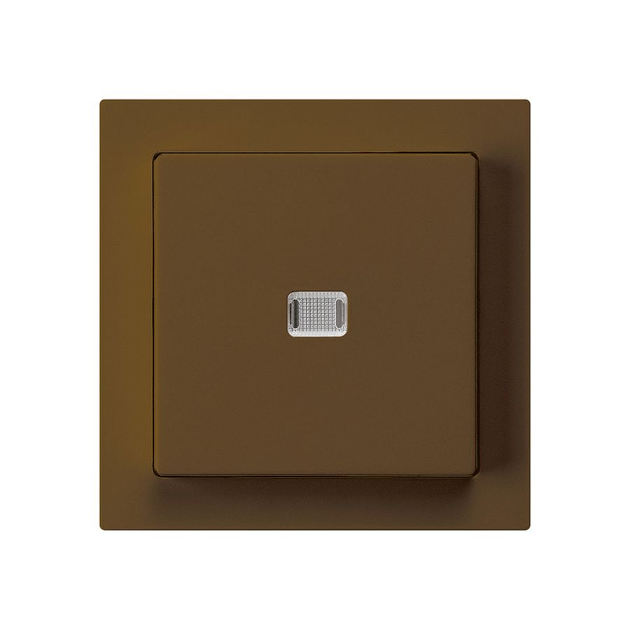 UP-Leuchtschalter kallysto 3/2L braun