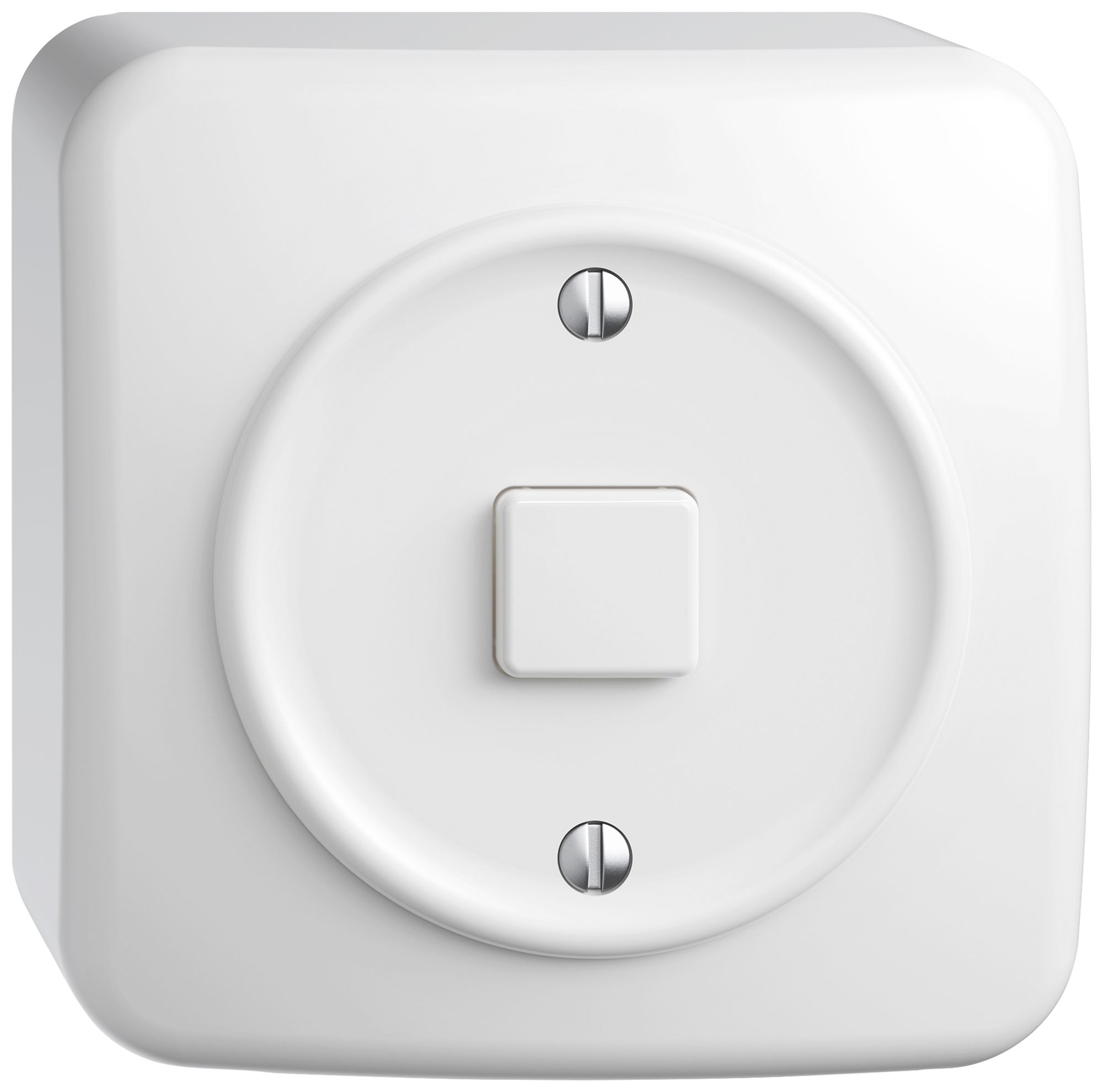 AP-Druckschalter STANDARDdue Wiser SNAPFIX® 1 Taste WLAN ws