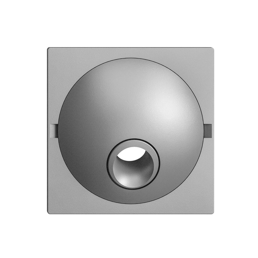 Frontplatte EDIZIOdue silver für Anschlussdose