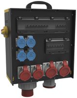 Distributore di corrente EVGMB 7110-23/125A 1×63A 2×32A 2×16A 4×T23 CEE125A IP44