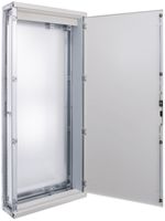 Schaltschrank Hager weber.mes C mit Blech-Türe 1100×2000×350mm hellgrau