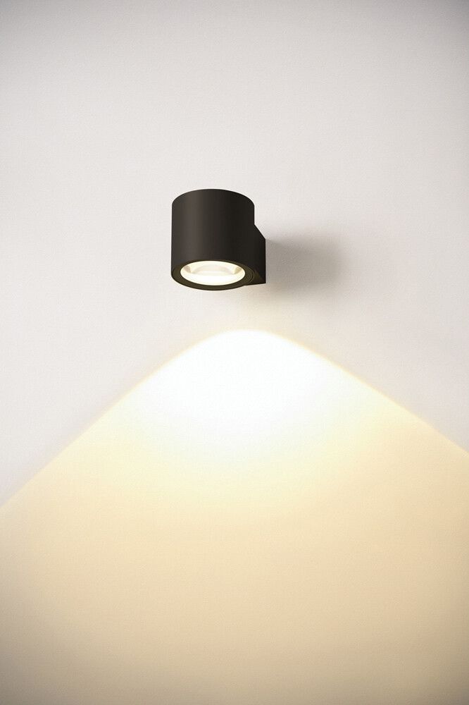 Applique LED SLV OCULUS 8.5W 570lm 2000…3000K VAR 100° noir