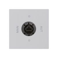 Einsatz zu Schlüsselschalter 0-Man-0-Aut. kallysto 2/1L hellgrau für Schloss