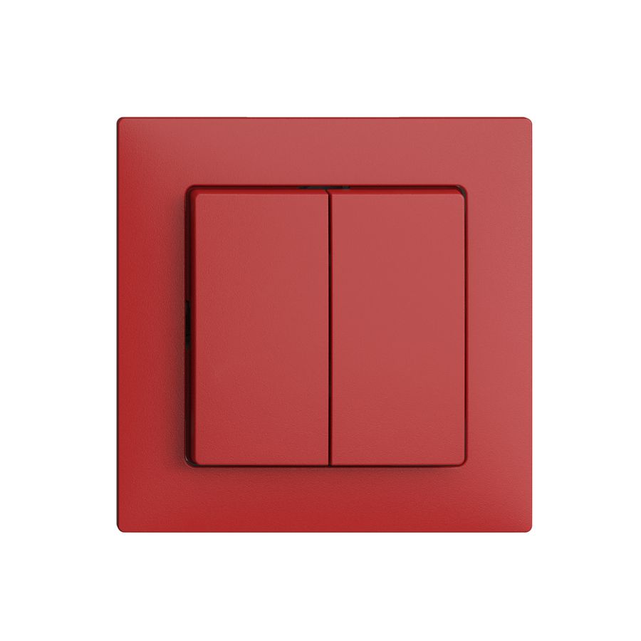 Poussoir ENC EDIZIOdue 2×A-R/1P berry