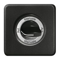 Kit front. Aut.-Manuale-Aut.- Manuale pour interr.rot. noir