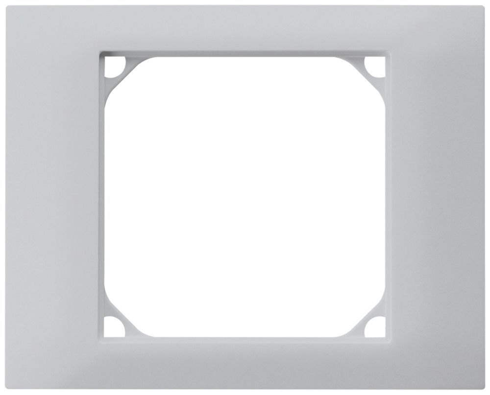 Abdeckrahmen kallysto 80×100mm zum Schrauben hellgrau