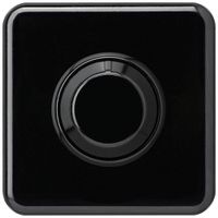Frontset basico zu Drehdimmer schwarz 86×86mm