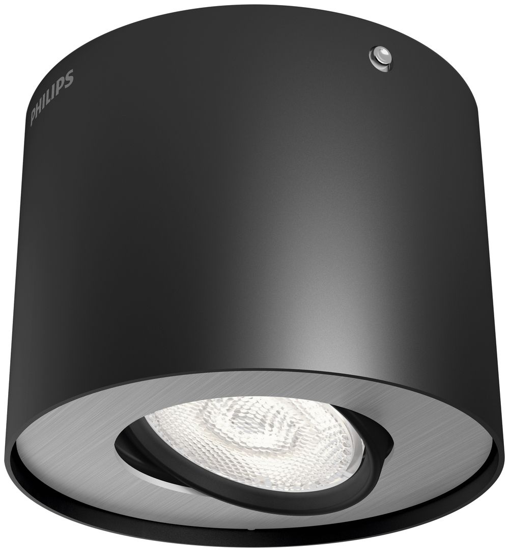 Plafoniera LED PHASE 4.5W 2700K 500lm 40° DIM nero