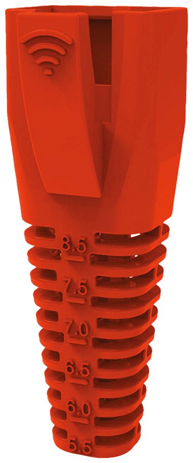 Knickschutz ROLINE RJ45 Ø8.5mm Kunststoff rot 10Stk.