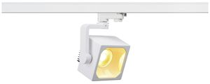 LED-Strahler EURO CUBE 28.5W 2100lm 3000K 60° mit 3-Phasen-Adapter IP20 weiss