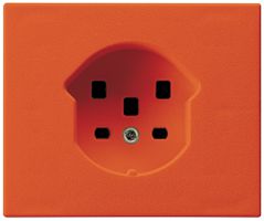 Prise type 25 INC Hager FLF avec bornes à vis orange