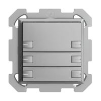 UP-KNX-Taster RGB EDUE, 250mW, m.RGB-LED, 6×Taste, 1×Tastenb., si