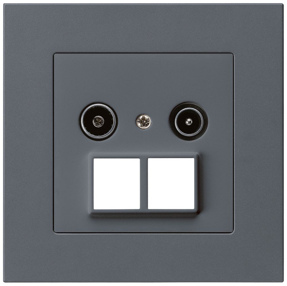 Prise d'antenne ENC R/TV HMS kallysto.pro 19dB anthracite