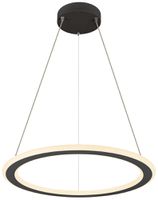 LED-Pendelleuchte SLV ONE FLAT 23W 1300lm 927/930 DIM Ø600 schwarz