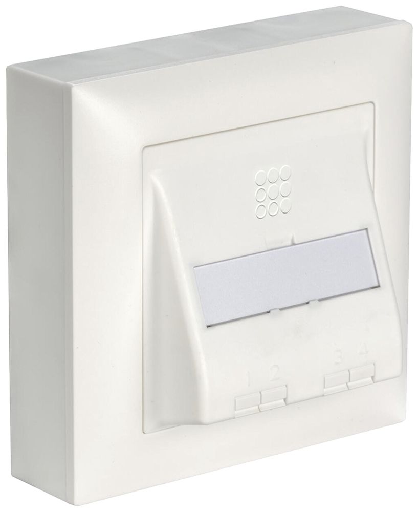 Kit frontal FTTH AP AGRO OTO non équipé 86×86×20mm blanc