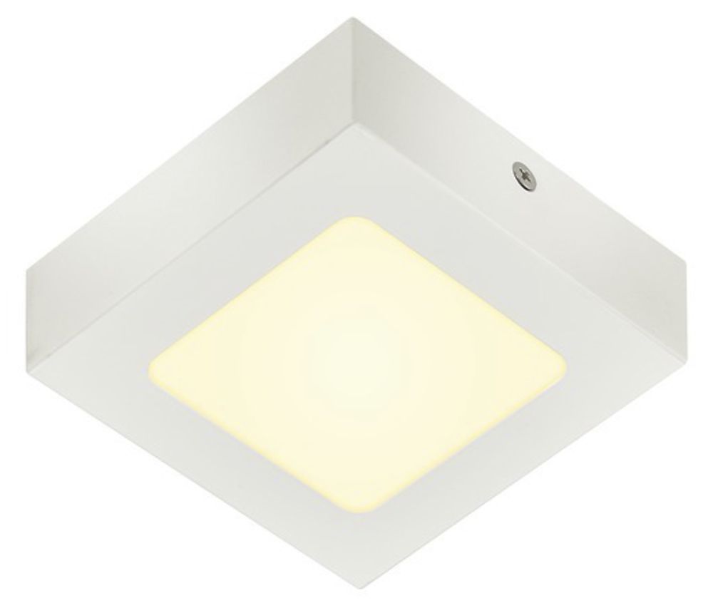 LED-Decken-/Wandleuchte SLV SENSER 12 SQUARE 8.2W 480lm 3000K 115×115×35mm weiss