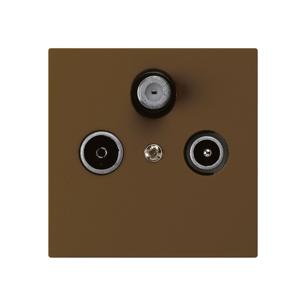 UP-Antennendose kallysto R/TV/SAT braun