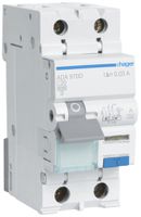 Disgiuntore differenziale Hager RCBO 2P 240V car.C 20A 0.03A tipo A 6kA 2UM