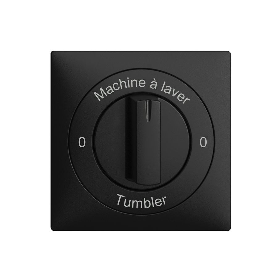 Kit front. Machine à laver-0-Tumbler EDIZIOdue nero 60×60mm