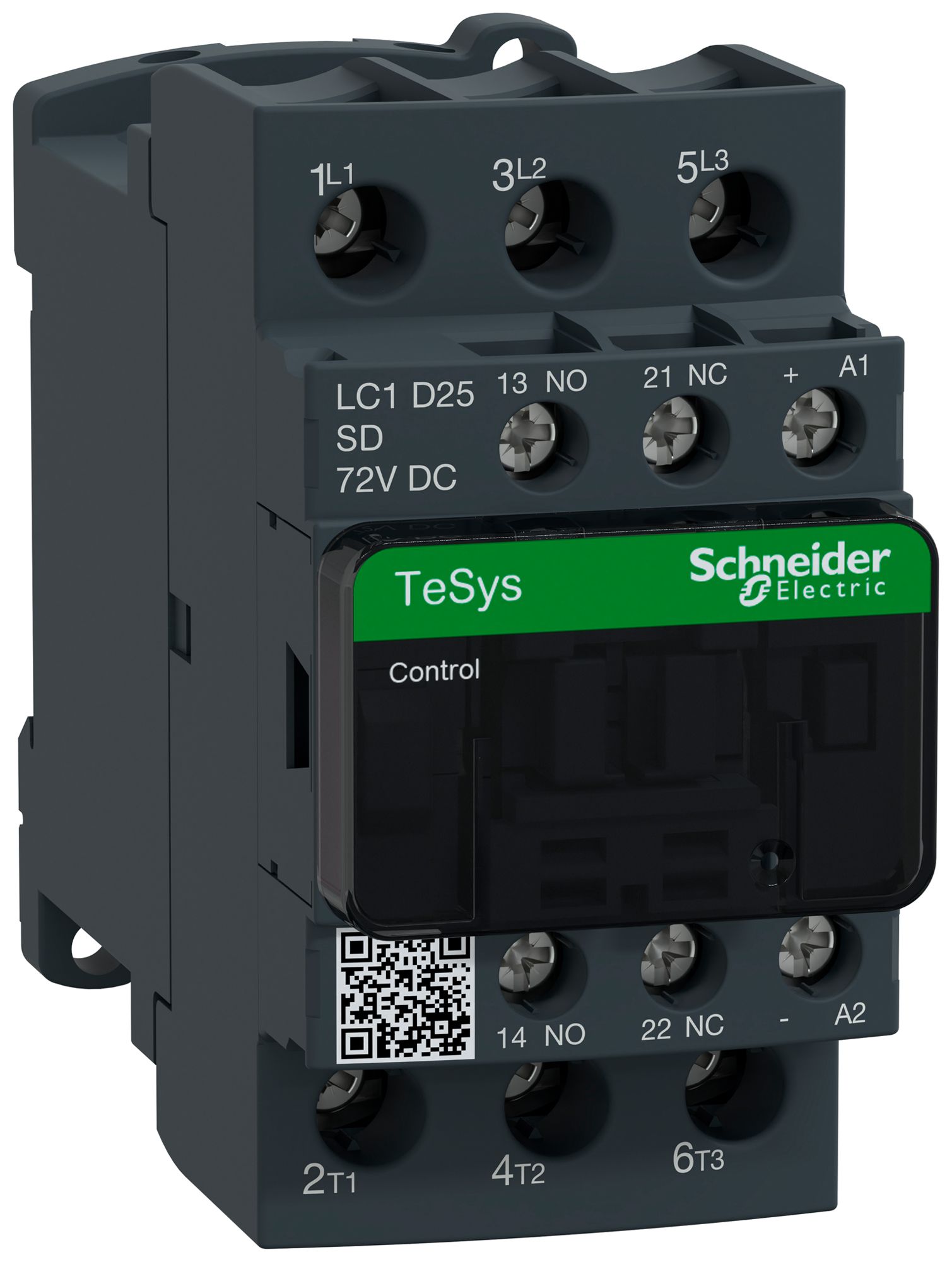 Leistungsschütz TeSys 72VDC 3NO 40A 25A 11kW