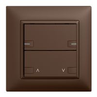 UP-Frontset EDIZIOdue zeptrionAIR Motor 1K ohne Bezeichnung mit LED coffee