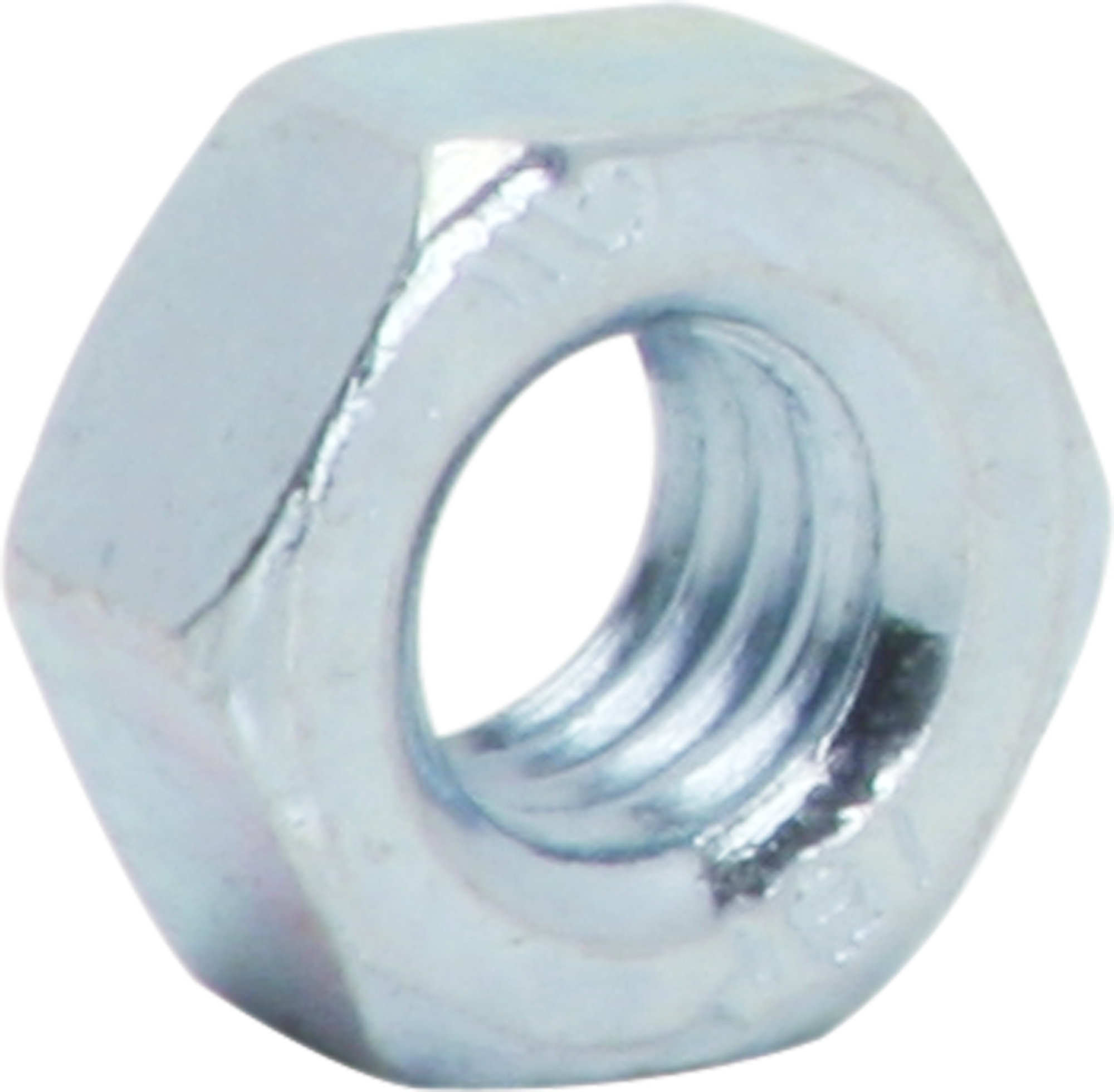 Sechskantmutter M6 0.8d DIN 934 verz.bl, promat.