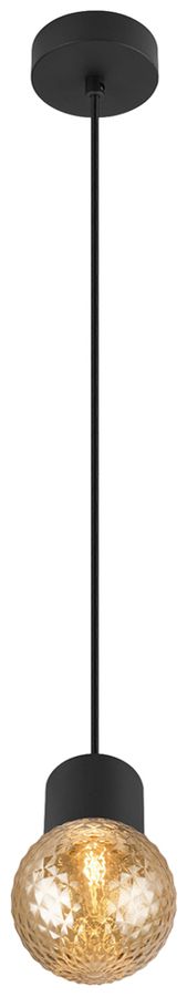 Pendelleuchte SLV VARYT E14 1×6W DIM Ø76×80mm schwarz