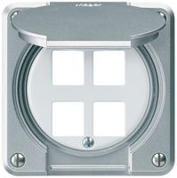 UP-Montageset robusto HMS IP55 aluminium für 4×Modul für Kombination