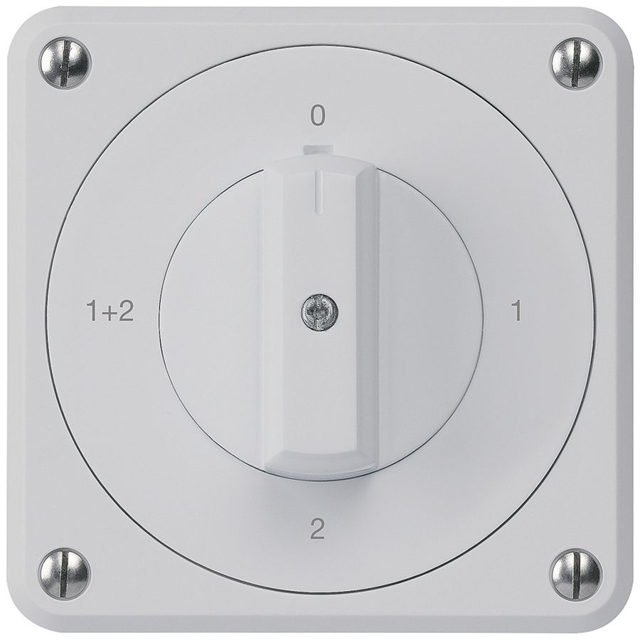 UP-Drehschalter robusto IP55 S1/1P grau für Kombination
