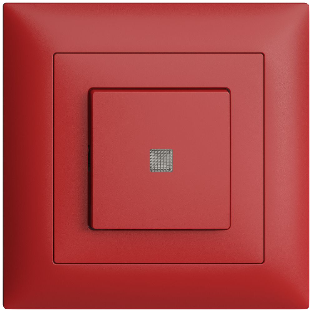 UP-Frontset EDIZIOdue berry 88×88mm mit Frontlinse