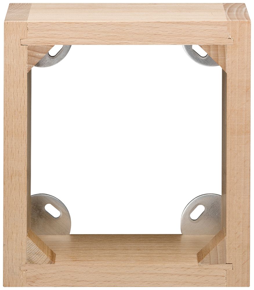 Cadre AP Hager FLF 2×3 bois laqué