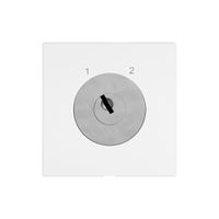 Schlüsselschalter EDIZIO.liv m.KABA 1262KA/5000 getr.Kont.3P 1-2 T=87mm ws